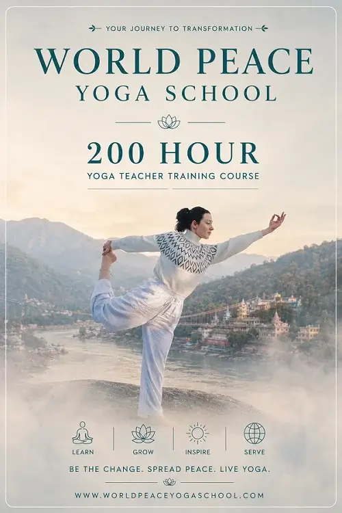 World Peace Yoga School Poster